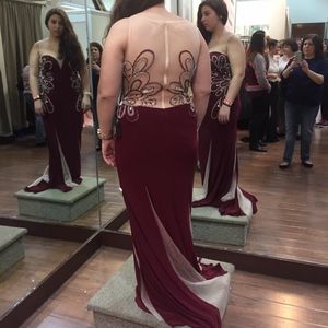 Burgundy Prom Dress
